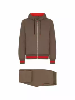 Спортивный костюм с логотипом Kiton, серый