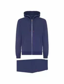 Спортивный костюм с логотипом Kiton, тёмно-синий