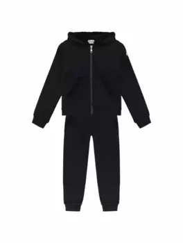 Спортивный костюм с логотипом Moncler, черный