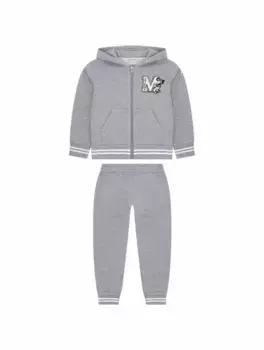 Спортивный костюм с логотипом Moncler, серый