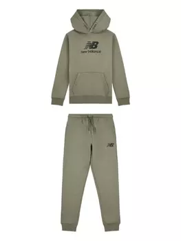 Спортивный костюм с логотипом New Balance Kids, зеленый