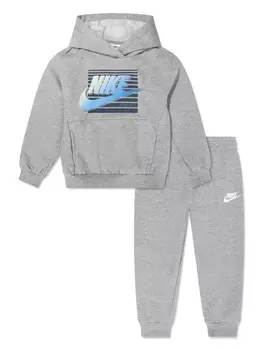 Спортивный костюм с логотипом Nike Kids, серый