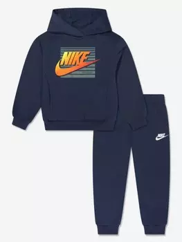 Спортивный костюм с логотипом Nike Kids, синий