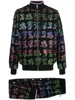 Спортивный костюм с логотипом Philipp Plein, черный