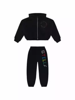 Спортивный костюм с логотипом Stella McCartney, черный
