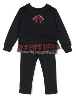 Спортивный костюм с оборками Patachou, синий