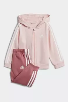 Спортивный костюм с застежкой молнией Adidas, розовый