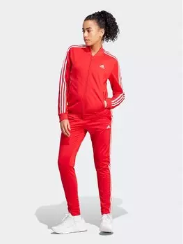 Спортивный костюм slim fit Adidas, красный