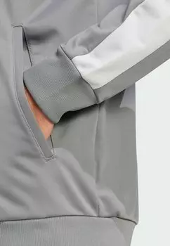 Спортивный костюм Small Logo Colorblock Tracksuits adidas Sportswear, серый