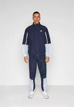 Спортивный костюм SPORTSWEAR COLORBLOCK TRACKSUIT SET adidas Sportswear, цвет legend ink