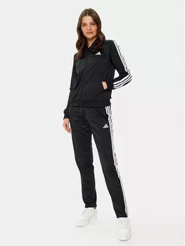 Спортивный костюм стандартного кроя Adidas, черный