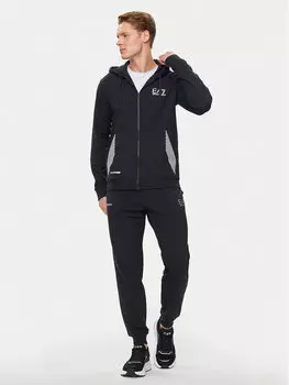 Спортивный костюм стандартного кроя Ea7 Emporio Armani, синий