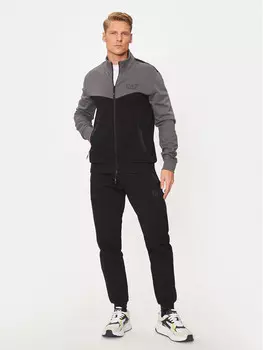 Спортивный костюм стандартного кроя Ea7 Emporio Armani, черный