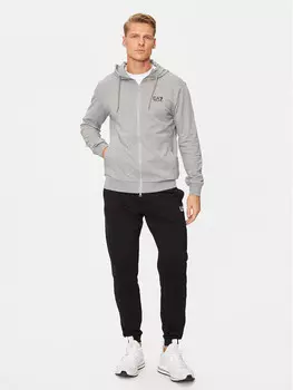 Спортивный костюм стандартного кроя Ea7 Emporio Armani, серый