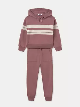 Спортивный костюм стандартного кроя Mayoral, фиолетовый