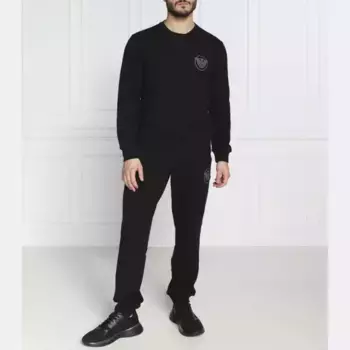 Спортивный костюм стандартной посадки Emporio Armani, черный