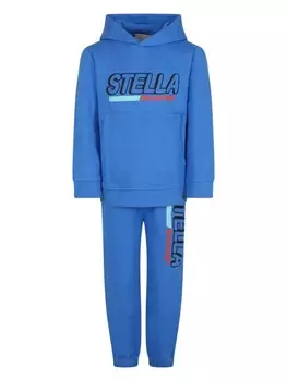 Спортивный костюм Stella McCartney Kids из органического хлопка, синий