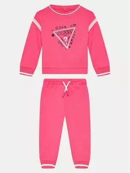 Спортивный костюм свободного покроя Guess, розовый