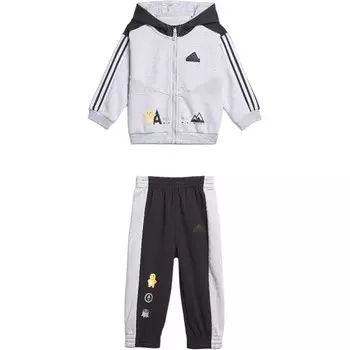 Спортивный костюм TD Adidas, серый/белый