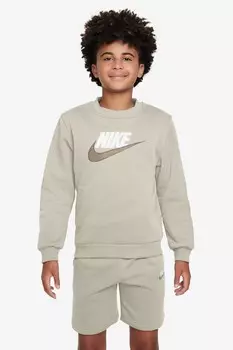 Спортивный костюм: толстовка и шорты Nike, бежевый