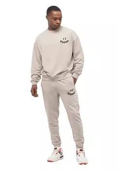 Спортивный костюм tom barron в стиле оверсайз с вышивкой Tom_Barron, бежевый