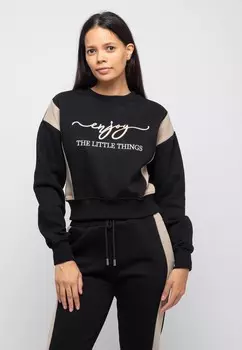 Спортивный костюм тома бэррона со стильной вышивкой Tom_Barron, черный