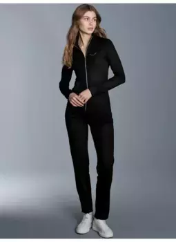 Спортивный костюм Trigema "Комплект для отдыха TRIGEMA с хрустальными камнями" (2 шт.), черный