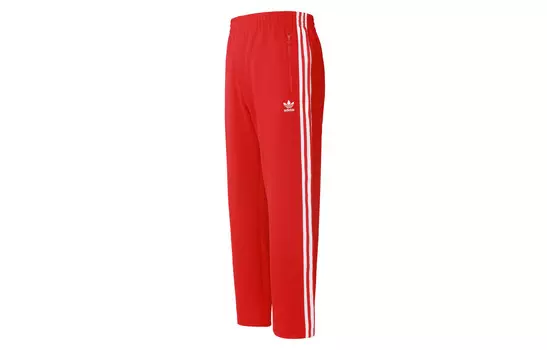 Спортивный костюм трикотажные штаны унисекс алый Adidas Originals, цвет Scarlet