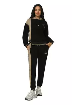 Спортивный костюм в рубчик с принтом tom barron lady boss Tom_Barron, черный