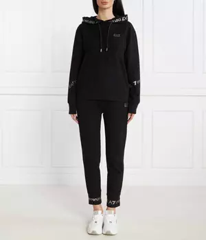 Спортивный костюм женский Ea7 Regular Fit, черный