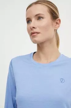 Спортивный лонгслив Abisko Day Fjallraven, синий