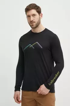Спортивный лонгслив Merino 150 Tech Lite III Icebreaker, черный