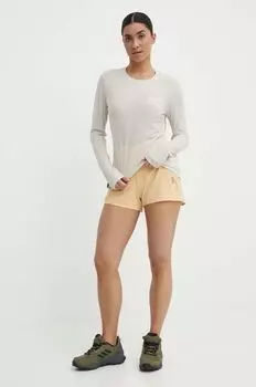 Спортивный лонгслив Puez Dry Salewa, бежевый