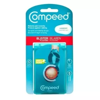 Спортивный пластырь для волдырей под ногами, Compeed