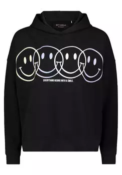 Спортивный пуловер с капюшоном Betty Barclay, черный