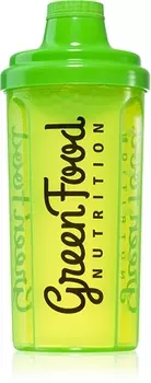 Спортивный шейкер GreenFood Nutrition Shaker, Transparent Green 500 ml