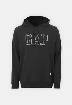 Спортивный свитер ATHLETIC HOODIE GAP, черный
