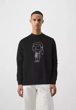 Спортивный свитер CREWNECK KARL LAGERFELD, черный