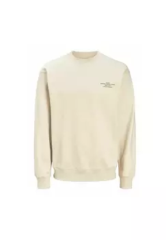 Спортивный свитер GEDRUCKT Jack & Jones, цвет Summer Sand