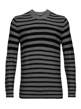 Спортивный свитер Icebreaker WAYPOINT, серый/черный