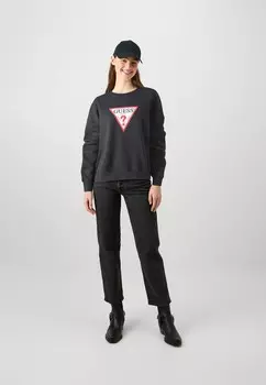 Спортивный свитер ICONIC TRIANGLE Guess Jeans, черный