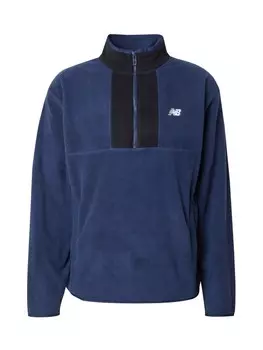 Спортивный свитер new balance, темно-синий