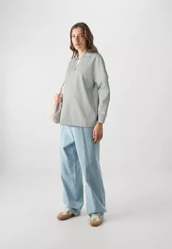 Спортивный свитер OLMJENA COLLAR ONLY MATERNITY, пестрый светло-серый