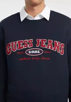 Спортивный свитер ORIGINAL Guess Jeans, темно-синий