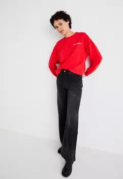 Спортивный свитер PCSKYLAR O NECK Pieces, красный