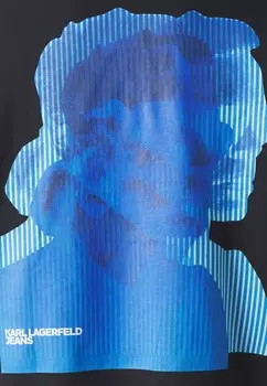 Спортивный свитер REGULAR HOODIE Karl Lagerfeld, черный