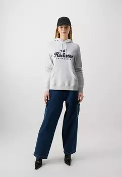 Спортивный свитер TECH CORE POPOVER Hollister Co., серый