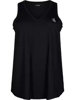 Спортивный топ Active by Zizzi ABASIC, черный