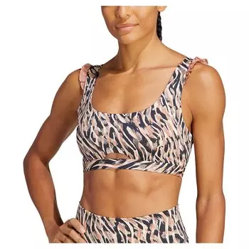 Спортивный топ adidas Cf St Ms Aop, разноцветный