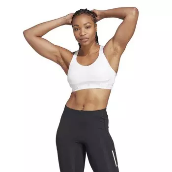 Спортивный топ adidas Fast L Ru Hs, белый